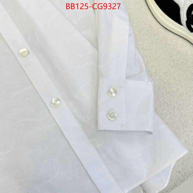 Clothing-Chanel top fake designer ID: CG9327 $: 125USD