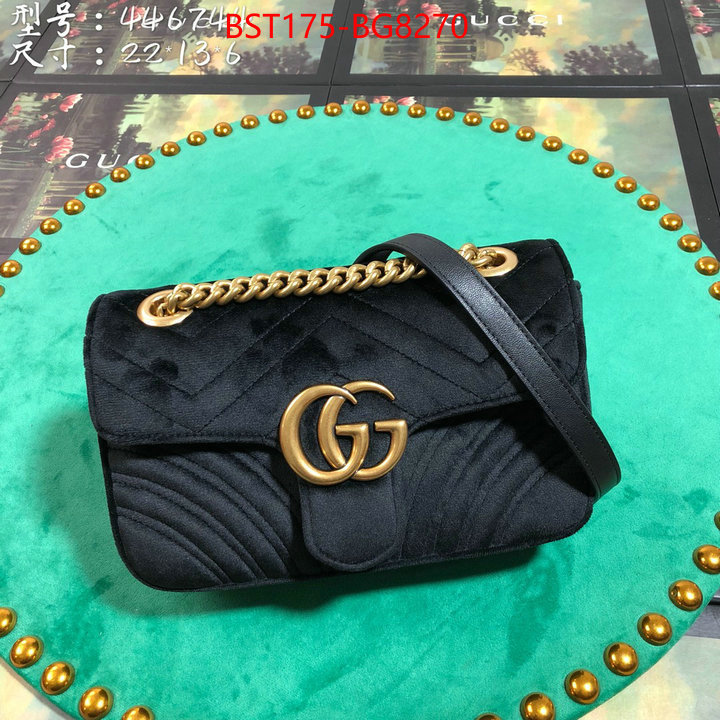 Gucci Bags(TOP)-Marmont top grade ID: BG8270 $: 175USD,