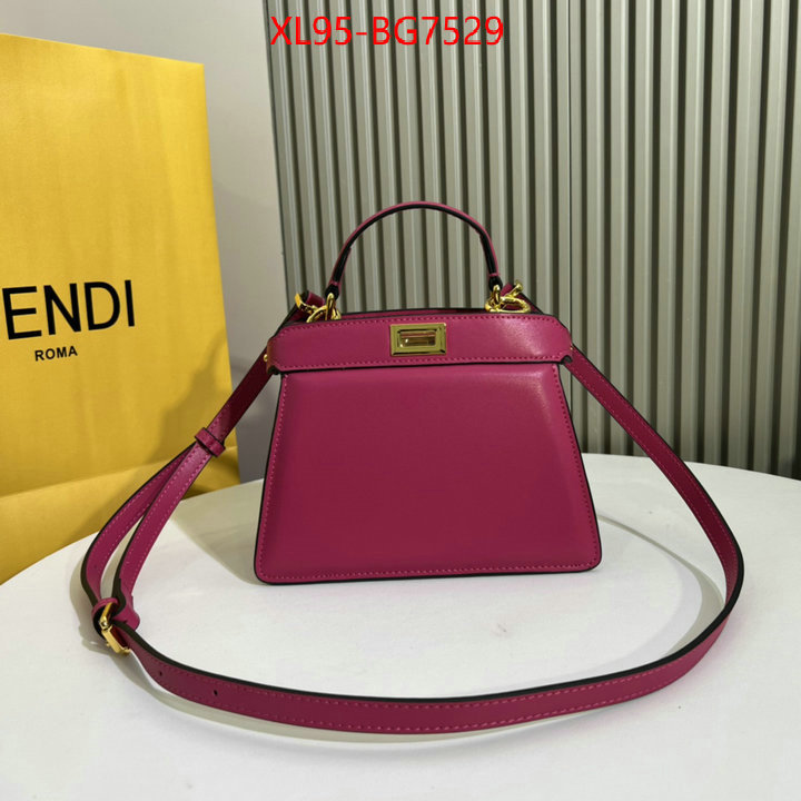 Fendi Bags(4A)-Peekaboo brand designer replica ID: BG7529 $: 95USD,