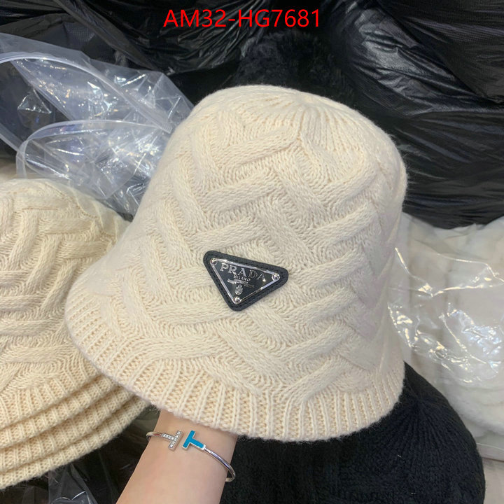 Cap (Hat)-Prada buy cheap ID: HG7681 $: 32USD
