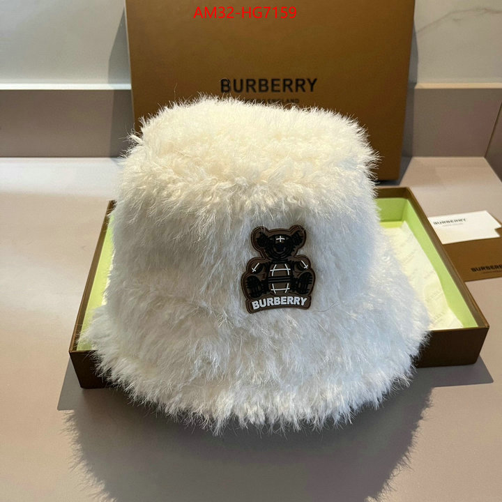 Cap(Hat)-Burberry 1:1 replica wholesale ID: HG7159 $: 32USD