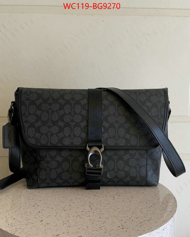 Coach Bags(4A)-Diagonal fake high quality ID: BG9270 $: 119USD,