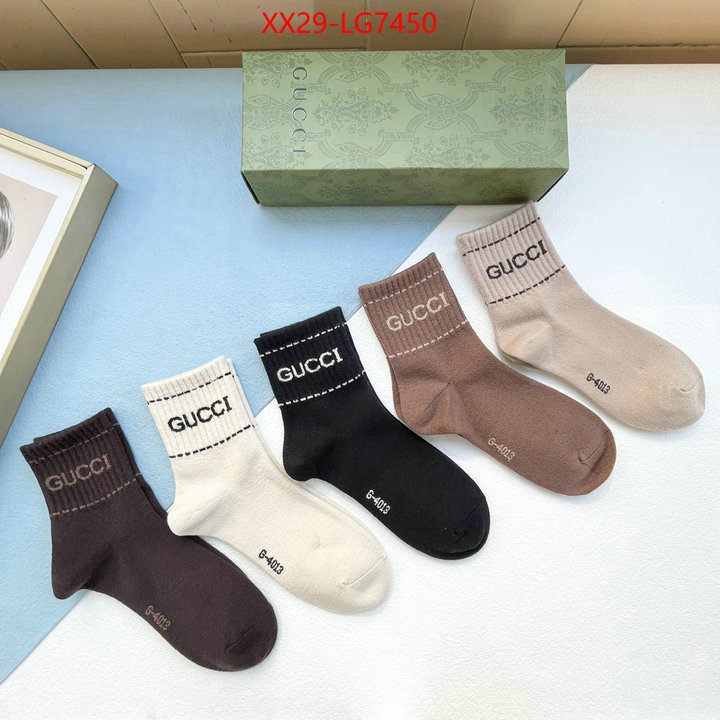 Sock-Gucci exclusive cheap ID: LG7450 $: 29USD