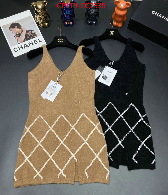 Clothing-Chanel 2023 aaaaa replica customize ID: CG7539 $: 119USD