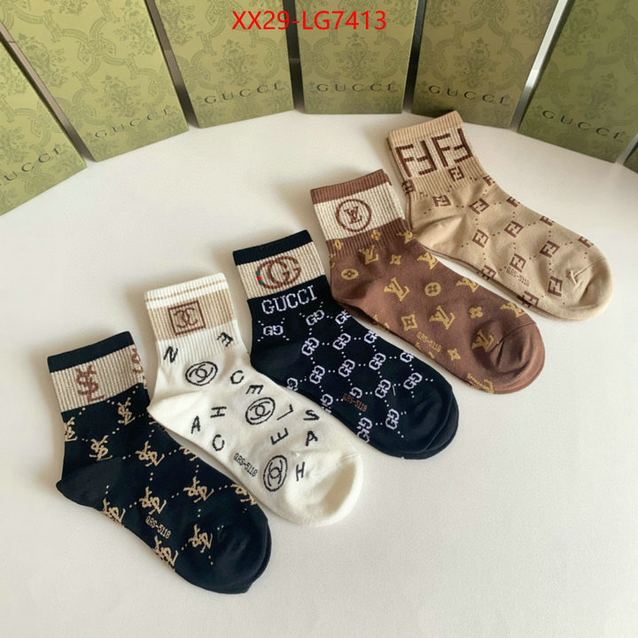 Sock-Gucci best ID: LG7413 $: 29USD