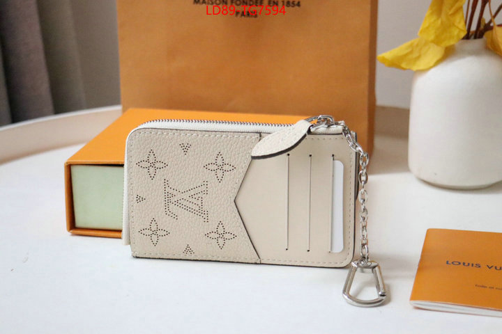 LV Bags(TOP)-Wallet unsurpassed quality ID: TG7594 $: 89USD,