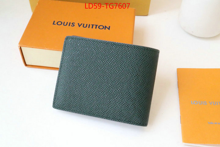 LV Bags(TOP)-Wallet wholesale ID: TG7607 $: 59USD,