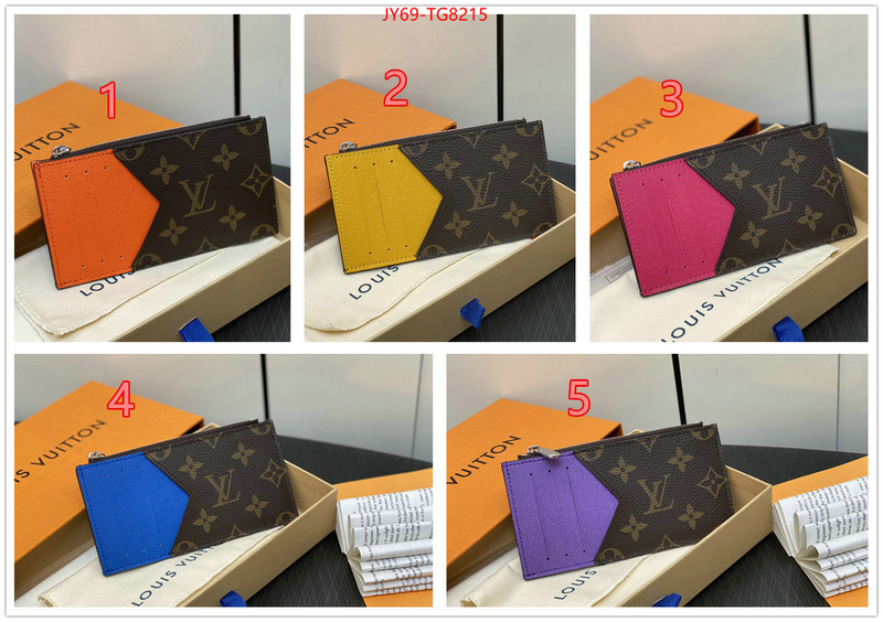 LV Bags(TOP)-Wallet wholesale replica ID: TG8215 $: 69USD