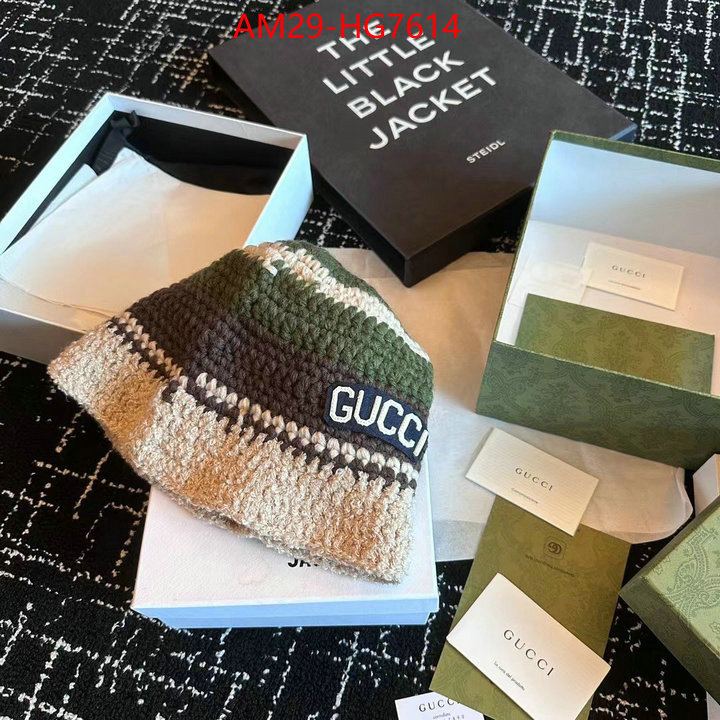 Cap(Hat)-Gucci how to start selling replica ID: HG7614 $: 29USD