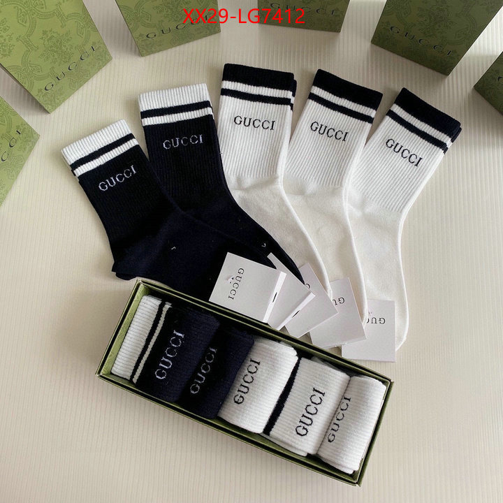 Sock-Gucci 2023 perfect replica designer ID: LG7412 $: 29USD