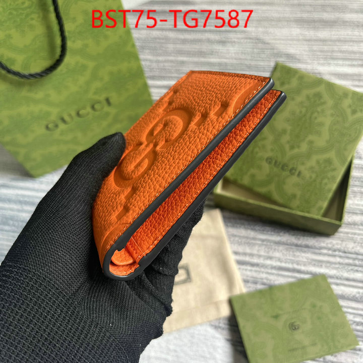 Gucci Bags(TOP)-Wallet- 1:1 clone ID: TG7587 $: 75USD,