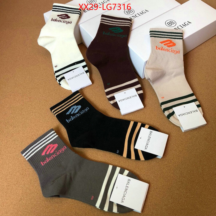 Sock-Balenciaga online sales ID: LG7316 $: 29USD