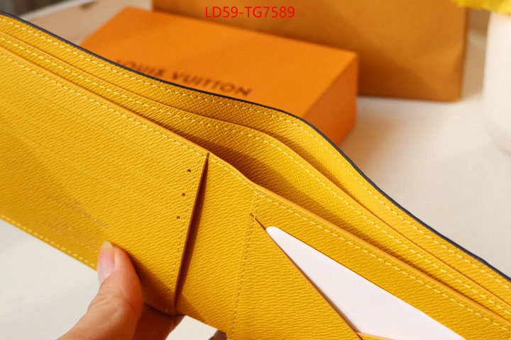 LV Bags(TOP)-Wallet replica how can you ID: TG7589 $: 59USD,