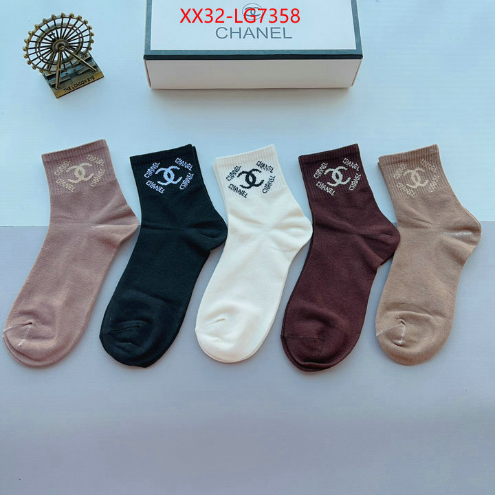 Sock-Chanel wholesale designer shop ID: LG7358 $: 32USD