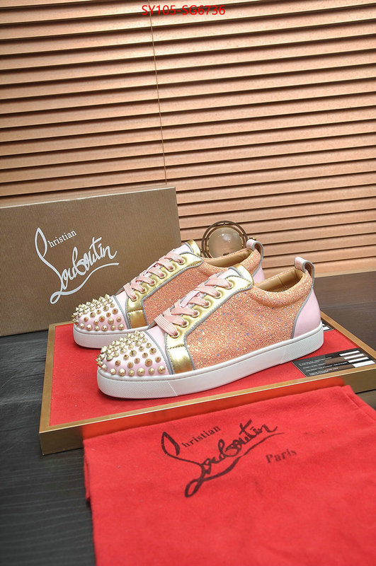 Men Shoes-Christian Louboutin luxury fake ID: SG6736 $: 105USD