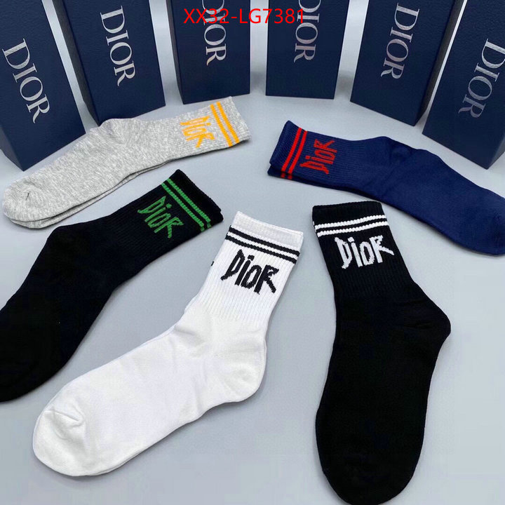 Sock-Dior customize the best replica ID: LG7381 $: 32USD