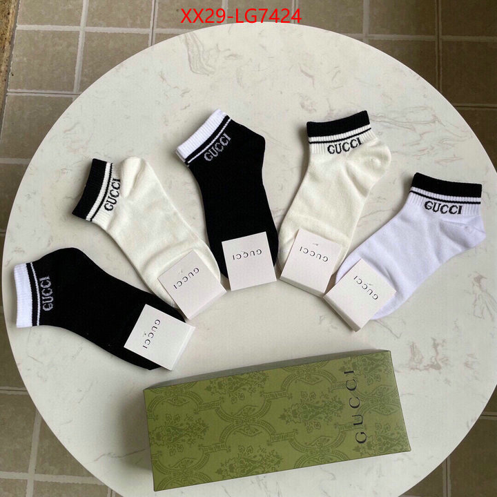 Sock-Gucci best wholesale replica ID: LG7424 $: 29USD