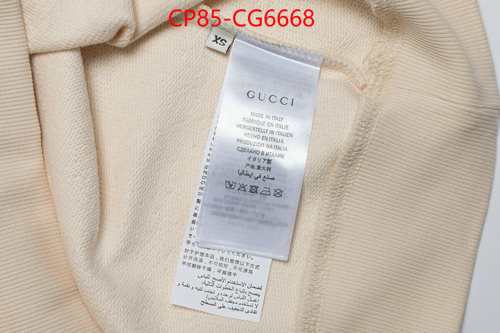 Clothing-Gucci luxury fashion replica designers ID: CG6668 $: 85USD