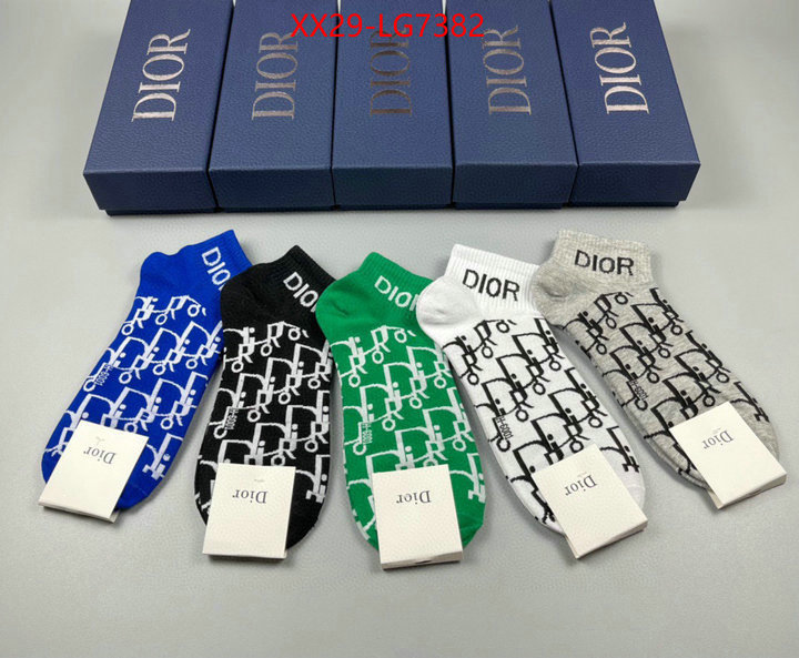 Sock-Dior fake cheap best online ID: LG7382 $: 29USD