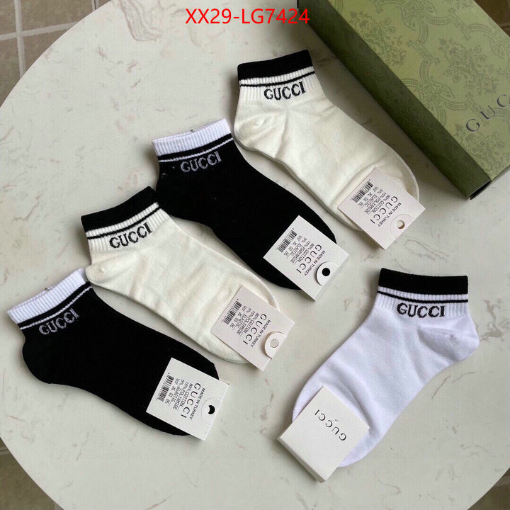 Sock-Gucci best wholesale replica ID: LG7424 $: 29USD
