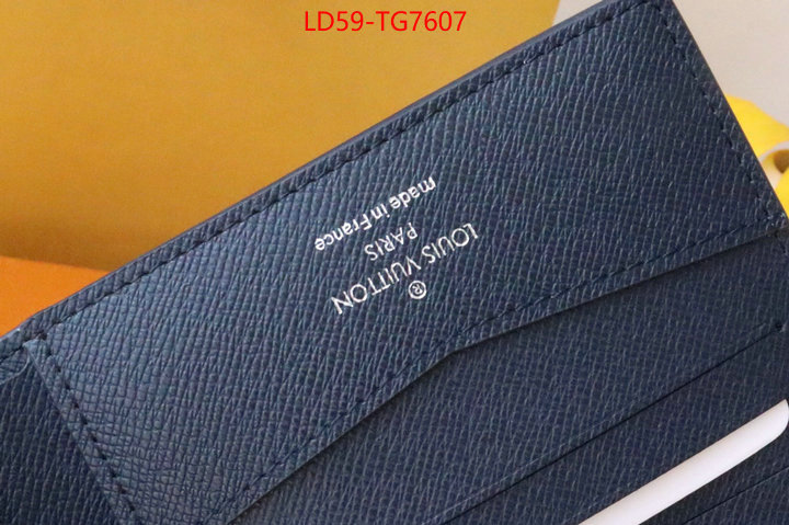 LV Bags(TOP)-Wallet wholesale ID: TG7607 $: 59USD,