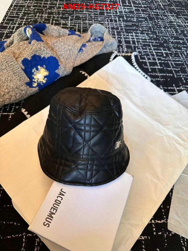 Cap (Hat)-Dior fake ID: HG7227 $: 29USD