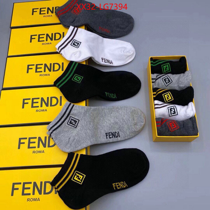 Sock-Fendi aaaaa replica designer ID: LG7394 $: 32USD