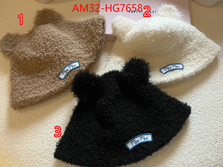 Cap(Hat)-Miu Miu where quality designer replica ID: HG7658 $: 32USD