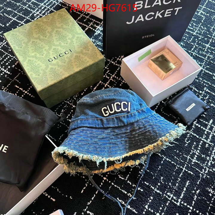 Cap(Hat)-Gucci high quality happy copy ID: HG7615 $: 29USD