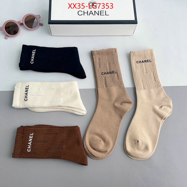 Sock-Chanel top quality ID: LG7353 $: 35USD