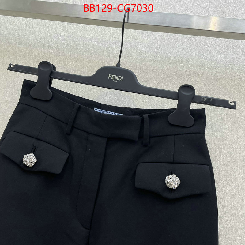 Clothing-Prada designer replica ID: CG7030 $: 129USD