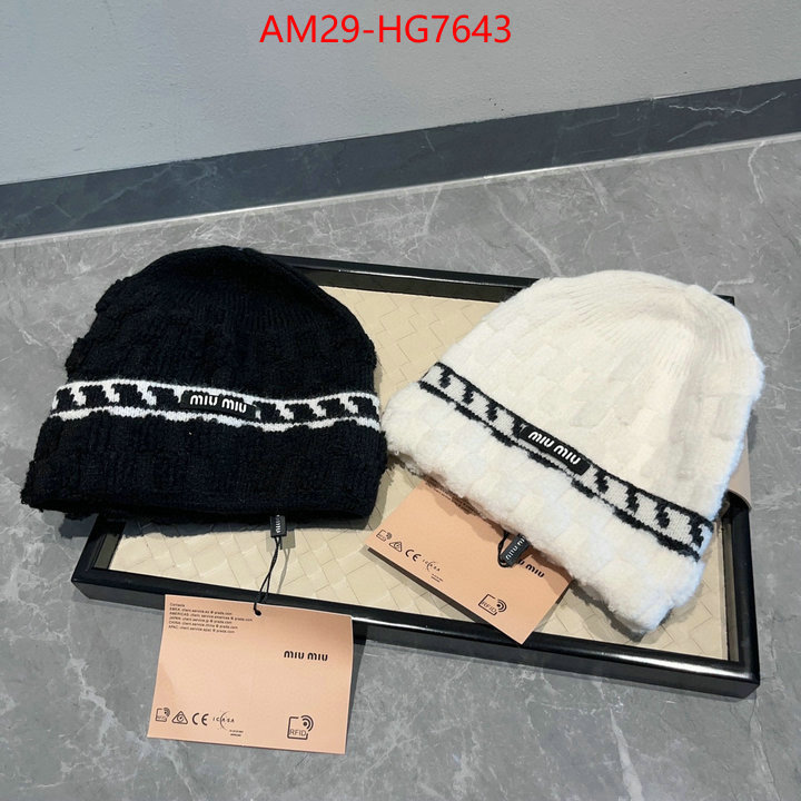 Cap(Hat)-Miu Miu cheap online best designer ID: HG7643 $: 29USD