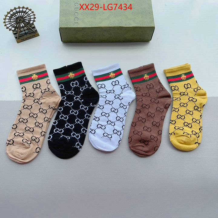 Sock-Gucci how to buy replcia ID: LG7434 $: 29USD