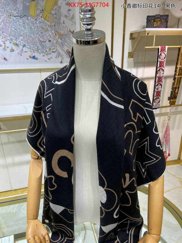 Scarf-Chanel fake designer ID: MG7704 $: 75USD