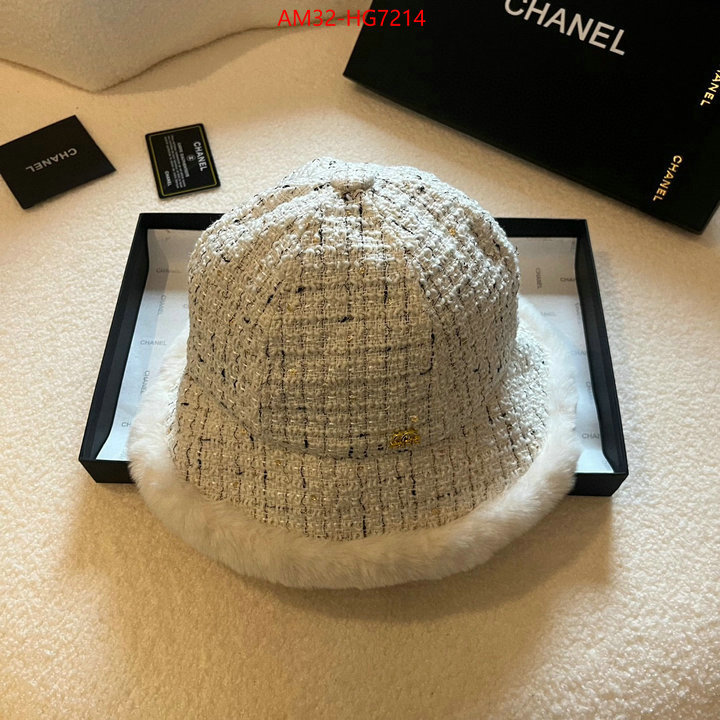 Cap (Hat)-Chanel where could you find a great quality designer ID: HG7214 $: 32USD