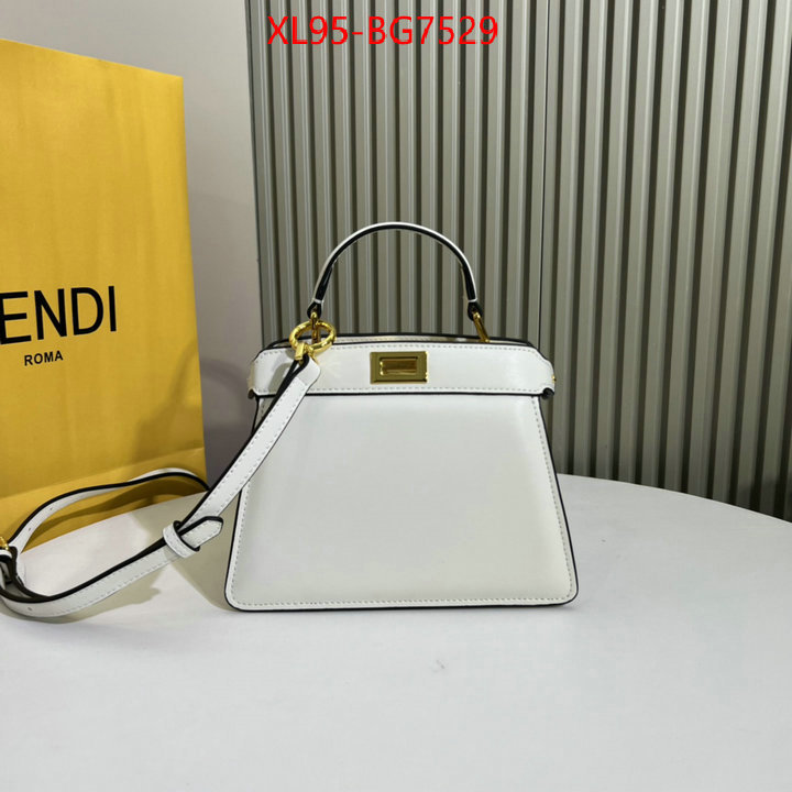 Fendi Bags(4A)-Peekaboo brand designer replica ID: BG7529 $: 95USD,