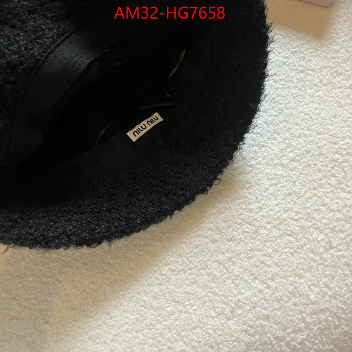 Cap(Hat)-Miu Miu where quality designer replica ID: HG7658 $: 32USD