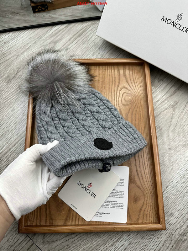 Cap(Hat)-Moncler fashion replica ID: HG7665 $: 42USD