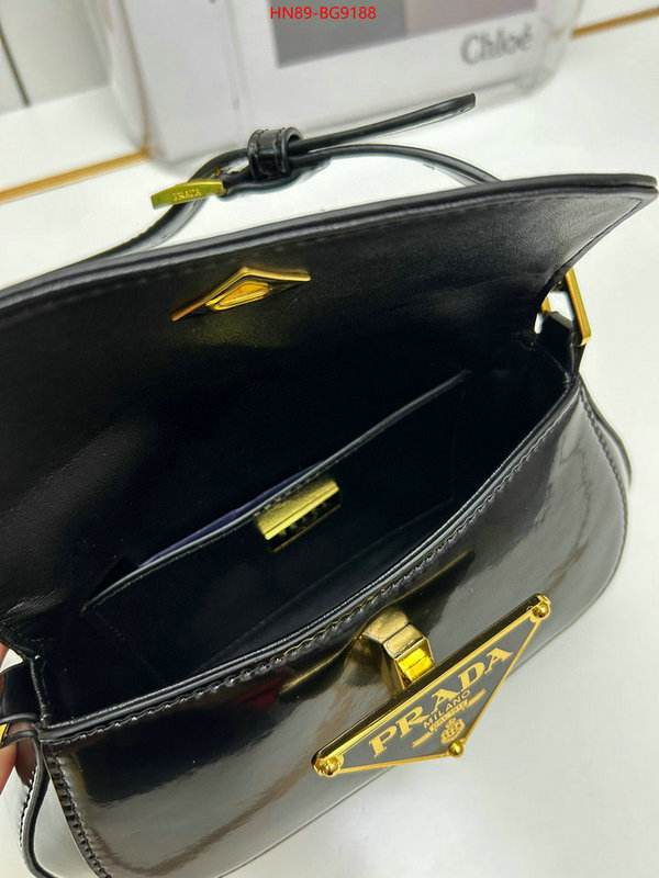 Prada Bags (4A)-Diagonal- what ID: BG9188 $: 89USD,