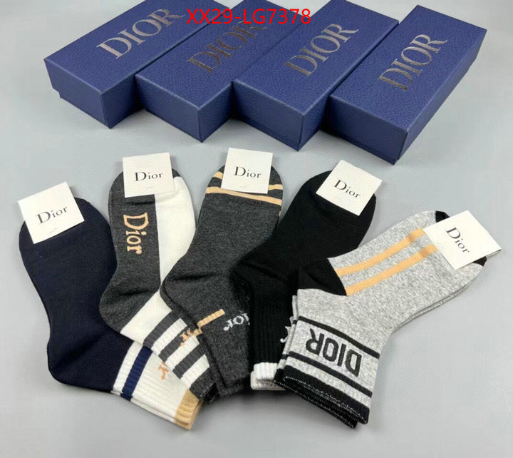 Sock-Dior at cheap price ID: LG7378 $: 29USD