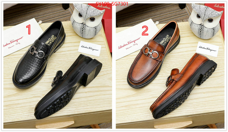 Men shoes-Ferragamo designer fake ID: SG7301 $: 109USD