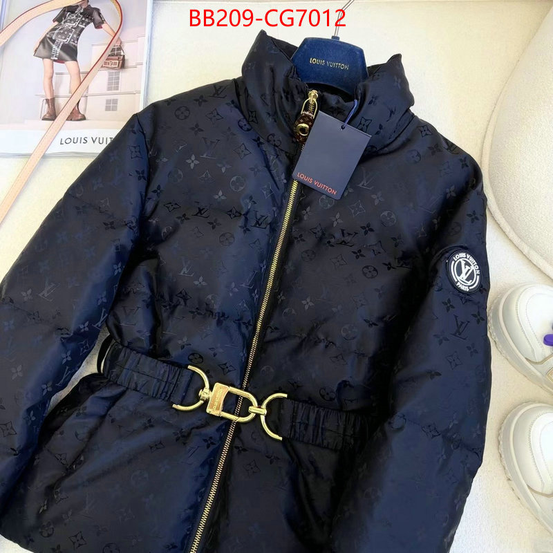 Down jacket Women-LV best replica new style ID: CG7012 $: 209USD