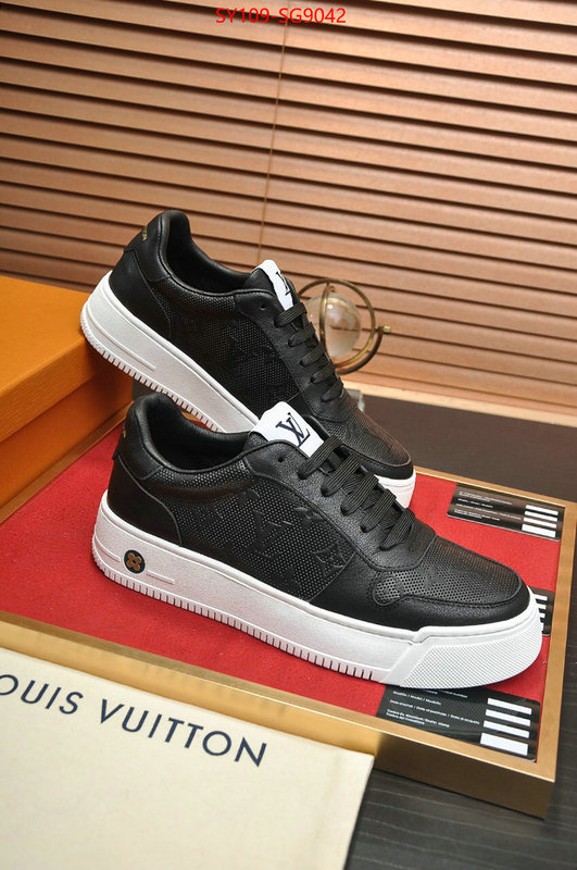 Men Shoes-LV buy high quality cheap hot replica ID: SG9042 $: 109USD