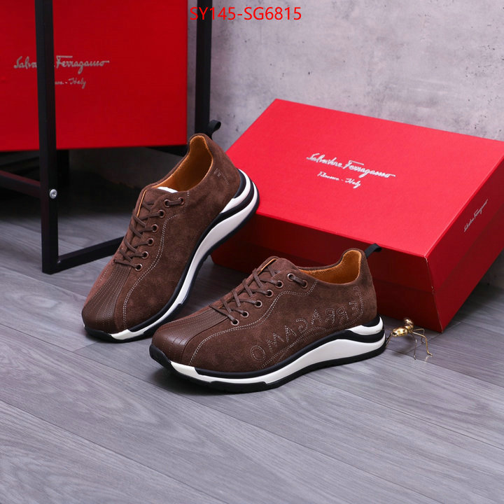 Men shoes-Ferragamo aaaaa+ replica ID: SG6815 $: 145USD