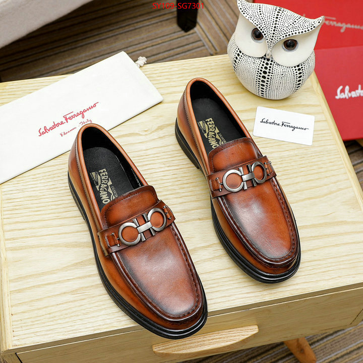 Men shoes-Ferragamo designer fake ID: SG7301 $: 109USD