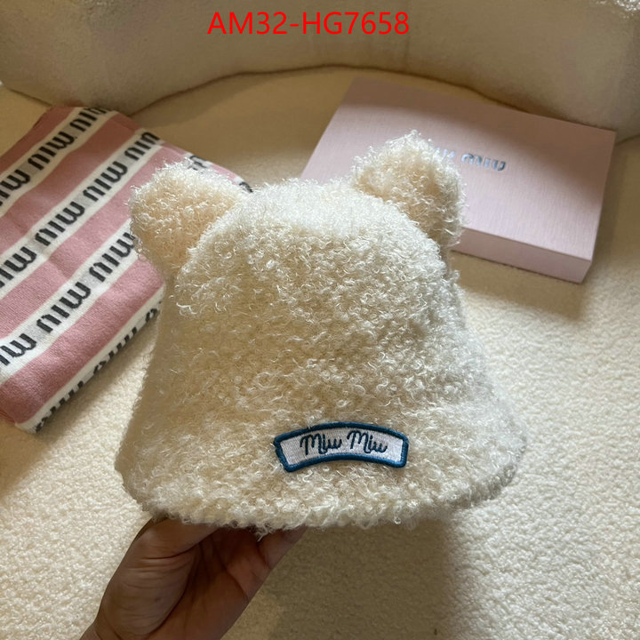 Cap(Hat)-Miu Miu where quality designer replica ID: HG7658 $: 32USD