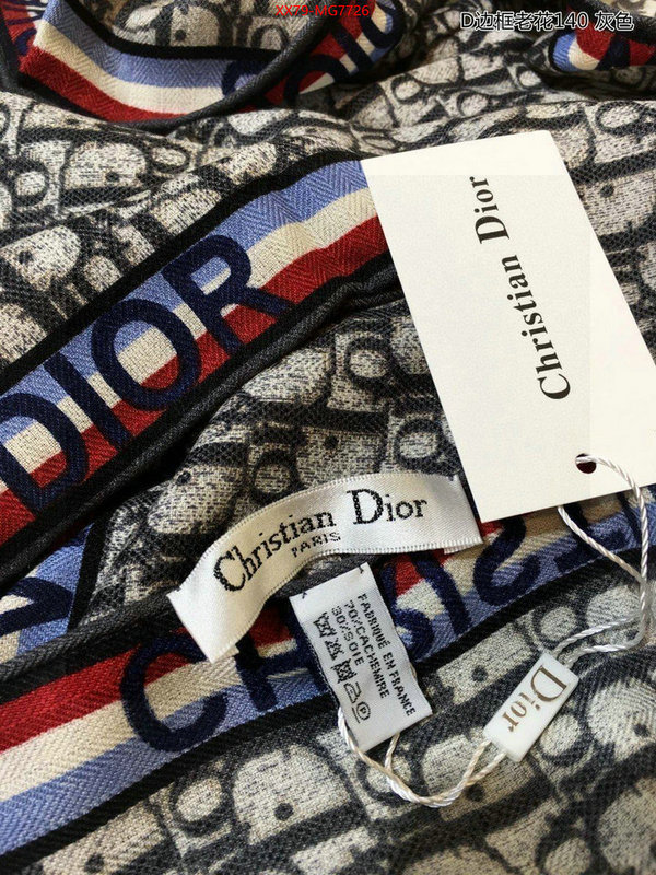 Scarf-Dior the highest quality fake ID: MG7726 $: 79USD