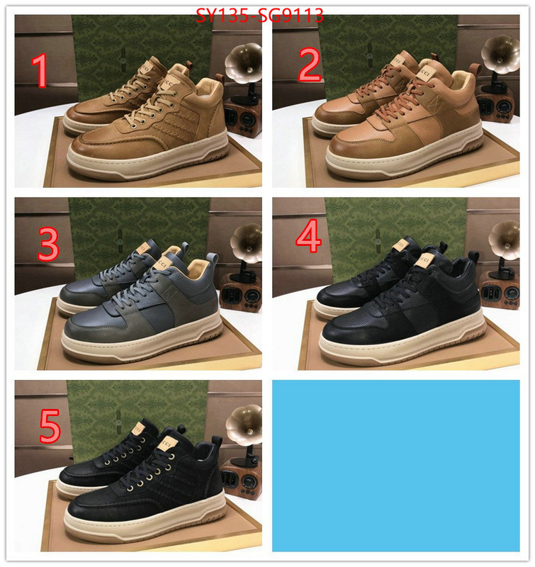 Men Shoes-Gucci designer wholesale replica ID: SG9113 $: 135USD