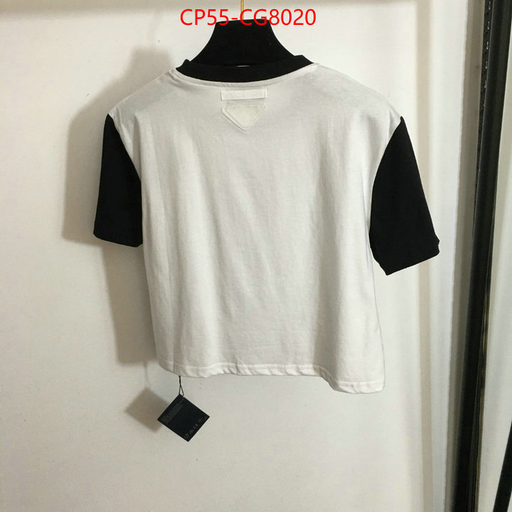 Clothing-Prada 2023 replica wholesale cheap sales online ID: CG8020 $: 55USD