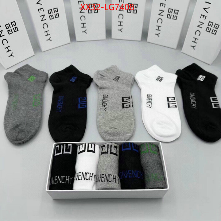 Sock-Givenchy what is top quality replica ID: LG7408 $: 32USD